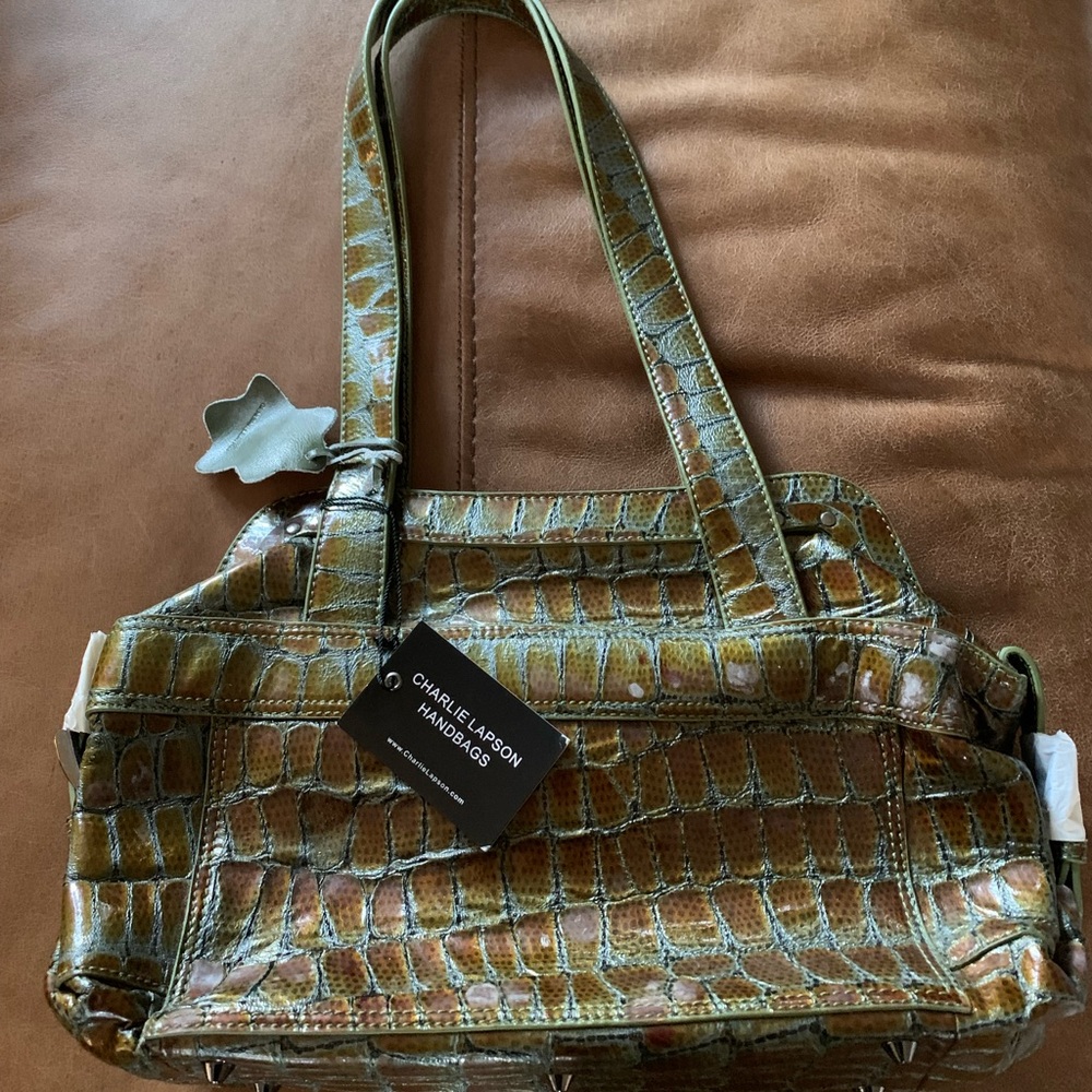 NWT Charlie Lapson Purse *flawed*